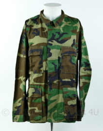 US Army Woodland BDU Jas  - Large Regular - zonder emblemen (of resten ervan) Nieuwstaat - Origineel