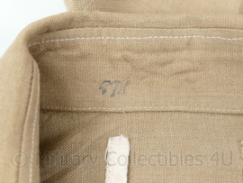 US Officer model shirt khaki - Naoorlogs - maat 40  - origineel