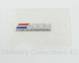 ACOM De Bond van Defensiepersoneel ID houder - 8,5 x 5,5 cm - origineel