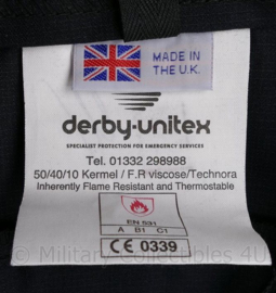 Derby-Unitex Britse Politie tactical coverall overall zwart - maat 116R (=EU 56/58) - nieuw - origineel