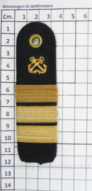 Militaire Marine epauletten PAAR - 11,5 x 3,5 cm - origineel