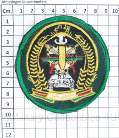 Onbekend embleem uit Afghanistan met klittenband - diameter 9 cm - origineel