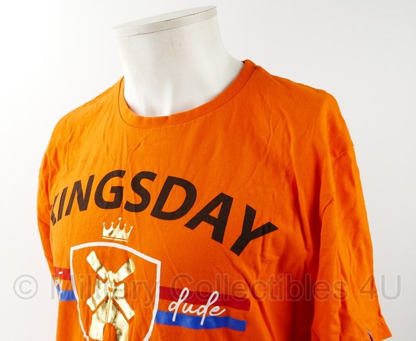 T-shirt Kingsday Party Dude Nederlandse basis in Irak - maat Large  - origineel