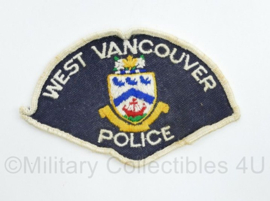 Canadese Politie embleem Canadian West Vancouver Police patch - 11,5 x 7 cm - origineel
