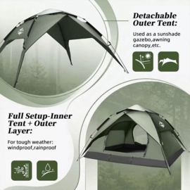 Fosco Rapid pop-up tent 3-personen