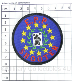Police EPP Shooter patch - diameter 7,5 cm - origineel