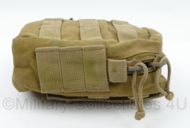 Warrior Assault Systems MOLLE Medium Utility pouch Coyote - 1 drukknoop defect - 15 x 7 x 18 cm - gebruikt - origineel
