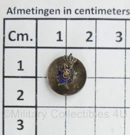 Knoopsgat mini medaille - diameter 1,5 cm - origineel