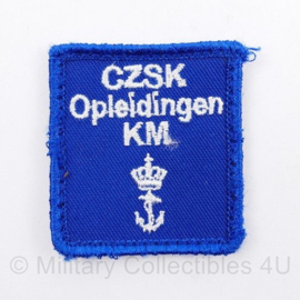 Koninklijke Marine borst embleem CZSK opleidingen KM MET klittenband - afmeting 6 x 5 cm - origineel