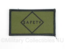 KL SAFETY embleem veiligheidsorganisatie embleem nieuw model - klittenband - 9 x 5 cm -  origineel