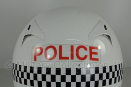 Britse politie motorhelm - merk Aral Astro-R  nr. 6 - maat 61/62