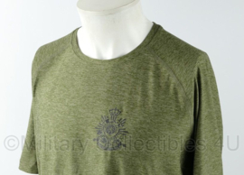 KMARS Korps Mariniers Joint Arctic Training 2020 Norway Cooldry shirt groen - merk Tee Jays - maat Extra Large - NIEUW - origineel