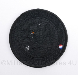 KMAR Koninklijke Marechaussee Forensic Military Police embleem met klittenband - diameter 9 cm