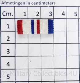 Nederlandse leger medaille baton Herinneringsmedaille Multinationale Vredesoperaties HMV4- 3 x 1 cm - origineel