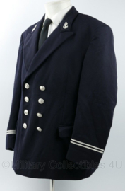 KM Koninklijke Marine uniform jas met zilveren knopen en strepen - maat Medium - gedragen - origineel