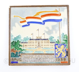 Geboortetegel Prinses Irene 5 augustus 1939 - Nieuwe Vreugd - 13 x 13 x 1 cm - origineel