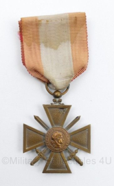 Franse medaille Croix du guerre Theatres Operations Exterieurs  - 9,5 x 4 cm - origineel