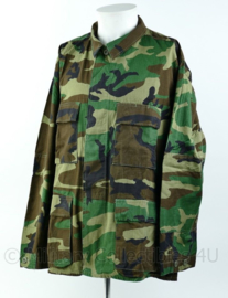 US Army Woodland BDU jas - maat Large Regular - zonder emblemen (of resten ervan) - NIEUW - origineel