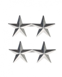 US rank insignia Major General (2 ster generaal) - 1 PAAR