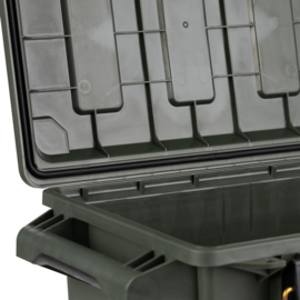 Plastic Munitie/utility box compact - 46,7 x 30,8 x 21 - Groen of Dark Earth