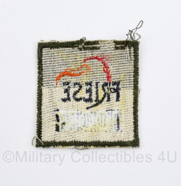 Defensie opleidingen ROC Friese poort - 5 x 5 cm - met klittenband  - origineel