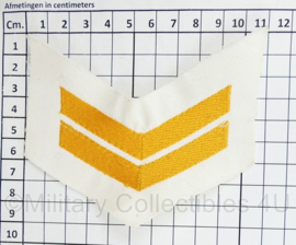 Koninklijke Marine rang  - 11 x 9 cm - origineel