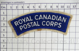 Canadese leger Royal Canadian Postal Corps shoulder title - 11,5 x 5 cm - origineel