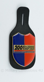Defensie 200 BEVO Transport DT2000 borsthanger - NIEUW - 9 x 4 cm - origineel