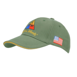 Baseball cap WWII 2nd Armored Division - Hell on Wheels - GROEN
