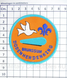 Embleem Brunssum Dodenherdenking - diameter 7,5 cm - origineel
