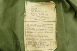 US Army M65 cold weather coat 1979 M65 parka groen- maat Small Regular  - gedragen - origineel