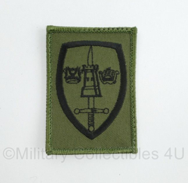 Defensie GVT arm embleem NATO hoofdkwartier Brunssum - met klittenband - 7,5 x 5,5 cm - origineel