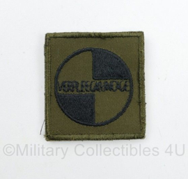 Defensie Militair Verpleegkundige borstembleem - met klittenband - 5 x 5 cm - origineel