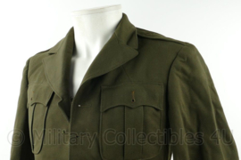 WO2 US 1942  Officer class A jas zonder knopen - maat 35 Short - origineel
