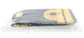 Koninklijke Marine epauletten Luitenant ter Zee 2e klasse  - 13,5 x 5 cm - nieuw in de verpakking - origineel