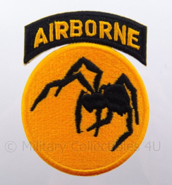 US 135th  Airborne Ghost Division embleem - afmeting 6 x 9 cm - replica WO2