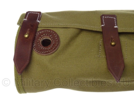 MG34  Action cover groen stof met bruin leer- replica