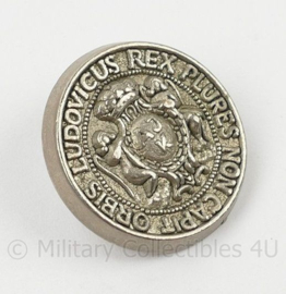 Set van 4 knopen vintage knopen Ludovicus Rex Plures Non Capit Orbis - diameter 2½ cm - origineel
