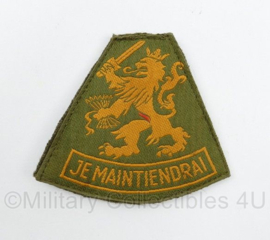 Defensie mouwleeuw Je Maintiendrai - vroeg model jaren 50 a 60  - 8 x 7 cm - origineel