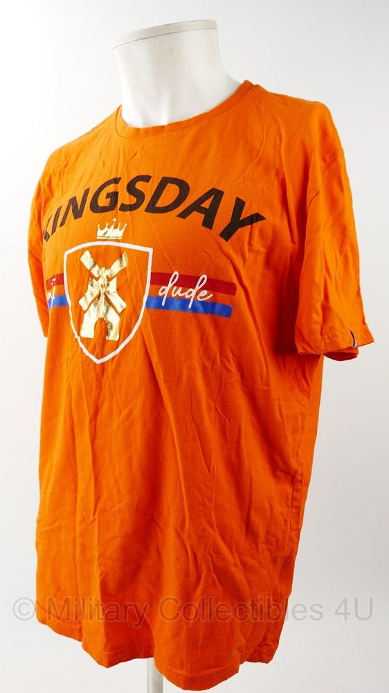 T-shirt Kingsday Party Dude Nederlandse basis in Irak - maat Large  - origineel