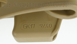 IMI Defense Glock 17 holster met koppel bevestiging coyote - 13 x 11 x 6 cm - nieuw - origineel