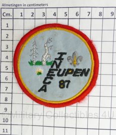 Belgisch Ineca Eupen 87 embleem - 8 cm diameter - origineel