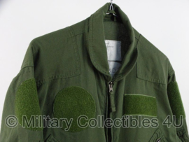 KLU Luchtmacht piloten overall Overall Vlieger Vlamwerend Sage Green - maat 48/188 - maker Kwintet KLM kleding NV 2004 - nieuw - origineel