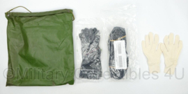 Defensie NBC M2000 Schoenen, rubberen handschoenen en binnenhandschoenen - nieuw in draagtas - origineel