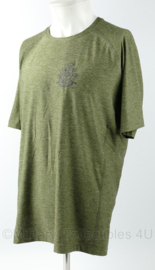 KMARS Korps Mariniers Joint Arctic Training 2020 Norway Cooldry shirt groen - merk Tee Jays - maat Extra Large - NIEUW - origineel