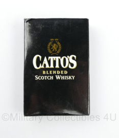 Catto's Blended Scotch Whiskey RVS drankflesje - 7 x 2 x 10,5 cm - nieuw in doosje - origineel