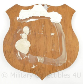 KM Koninklijke Marine wandbord Hr. Ms. Woerden - 15½ x 15½ x 1½ cm - origineel