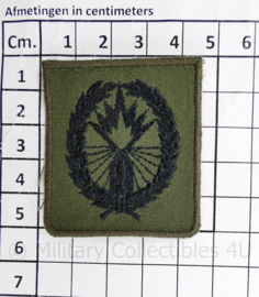 Defensie vuursysteem embleem GVT - 5 x 5 cm - origineel