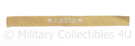 WO2 Duits originele Afrikakorps cufftitle  - 41 x 4 cm - origineel