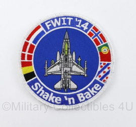 Klu Luchtmacht embleem FWIT 14 Shake N Bake Fighter Weapons Instructor - diameter 10 cm - origineel